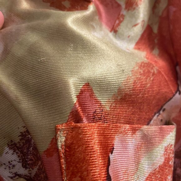 VINTAGE 70S CHARISMA BY TOWNLINE SHORT SLEEVE SHIRT PEACH 100% POLYESTER SIZE M - Picture 5 of 8